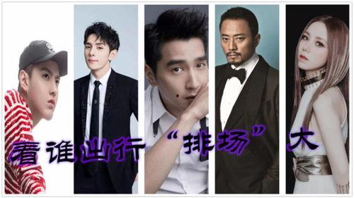 感谢各位明星网红们出场,共襄盛举！